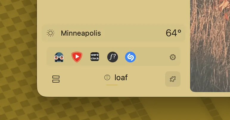 installed uBlock Origin Lite, Dark Reader, and SponsorBlock shortcuts above the profile and tray controls.